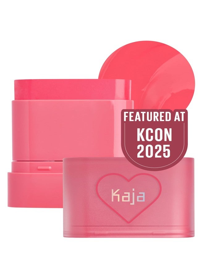 KAJA Cheek & Lip - Dewy Bar 02 Strawberry Sorbet | Creamy Blusher and Balm Multi-Stick, 45% Moisturizing Oil, Apple Extract, Vitamin-Hyaluronic Acid Infused, High Shine, Non-Sticky, Easy Blending, 10g - Image 1